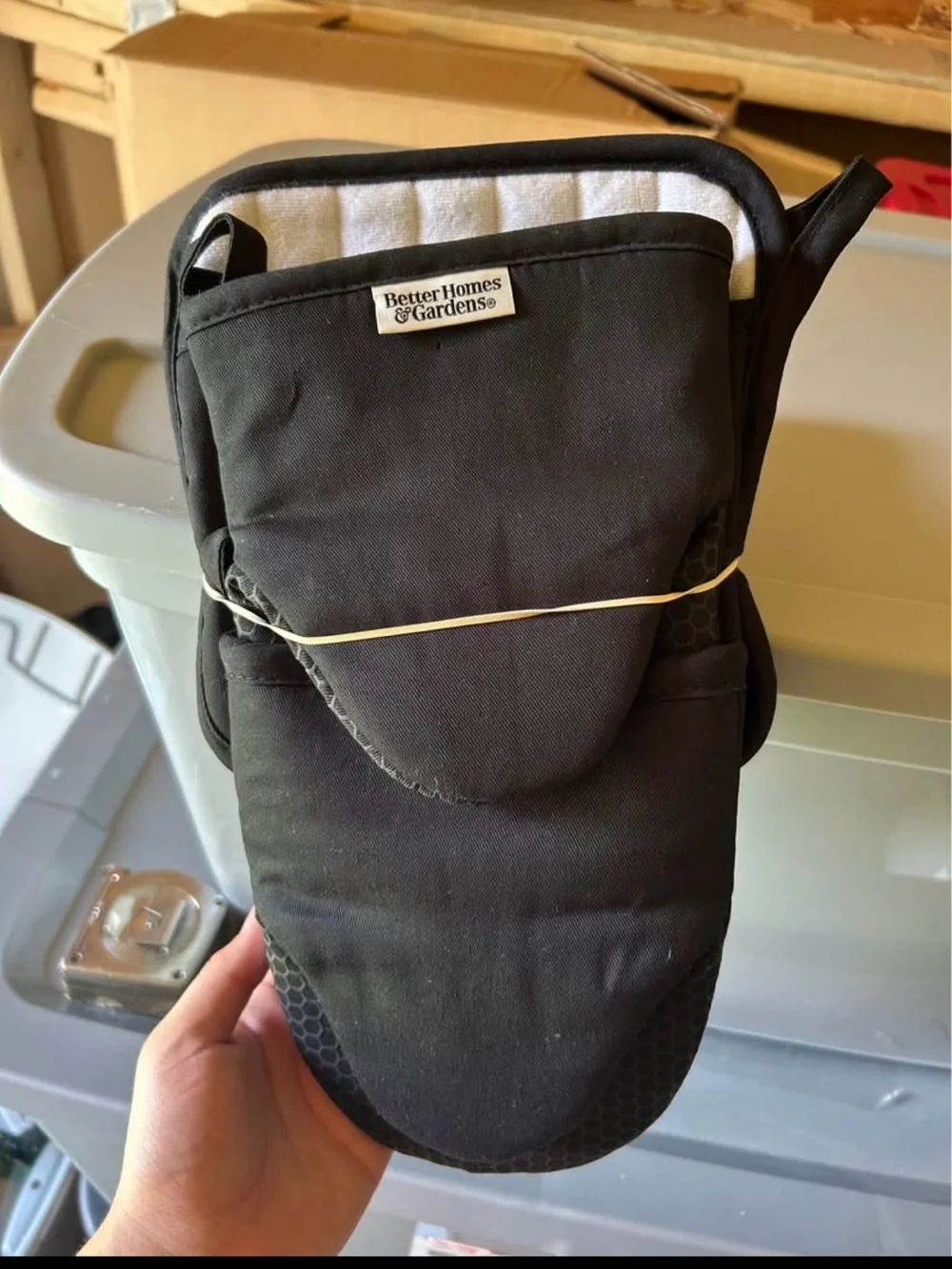 Better Homes And Gardens Black Oven Mitts